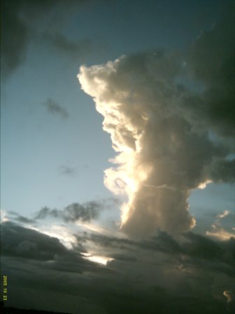 Cumulus clouds 