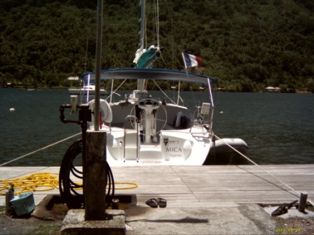 Mika moored at Sunsail